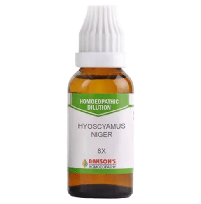 Bakson's Homeopathy Hyoscyamus Niger Dilution 6X