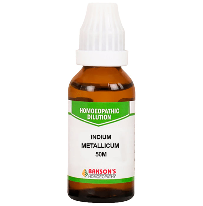 Bakson's Homeopathy Indium Metallicum Dilution 50M