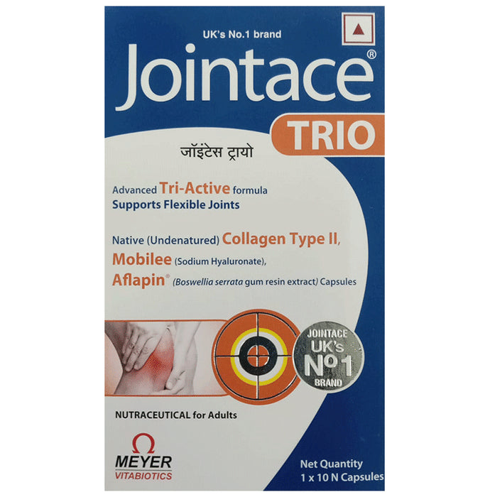 Jointace Trio Capsule | For Pain Relief | Supports Flexible Joints | Bone, Joint & Muscle Care - Classic Derma