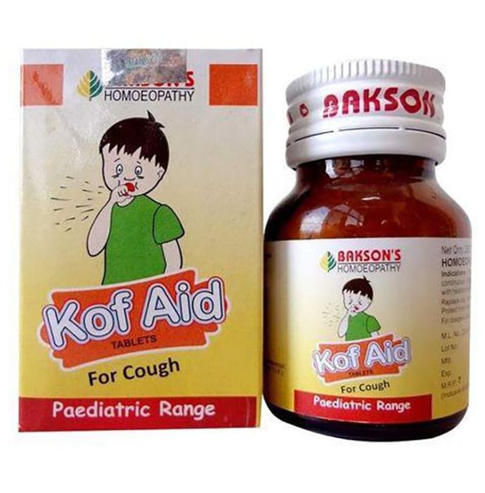 Bakson's Homeopathy Kof Aid Paediatric Tablet - Classic Derma