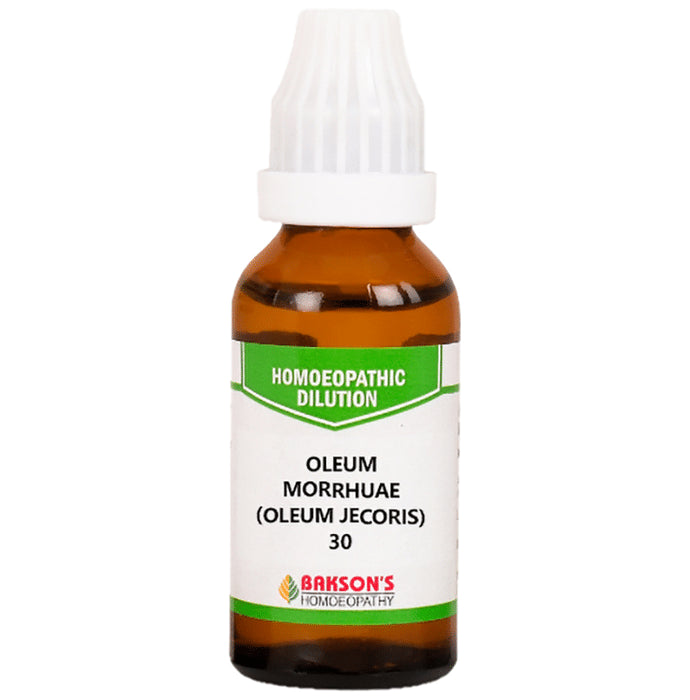 Bakson's Homeopathy Oleum Morrhuae (Oleum Jecoris) Dilution 30