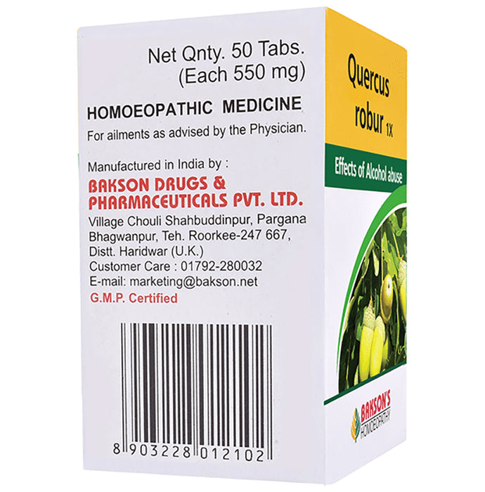 Bakson's Homeopathy Quercus Robur Tablet 1X