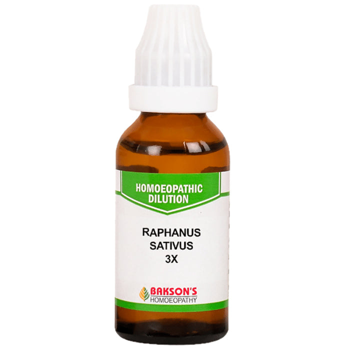 Bakson's Homeopathy Raphanus Sativus Dilution 3X