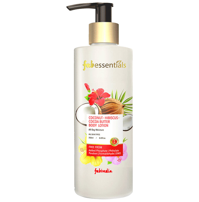 Fabessentials Coconut, Hibiscus and Cocoa Butter Body Lotion - Classic Derma