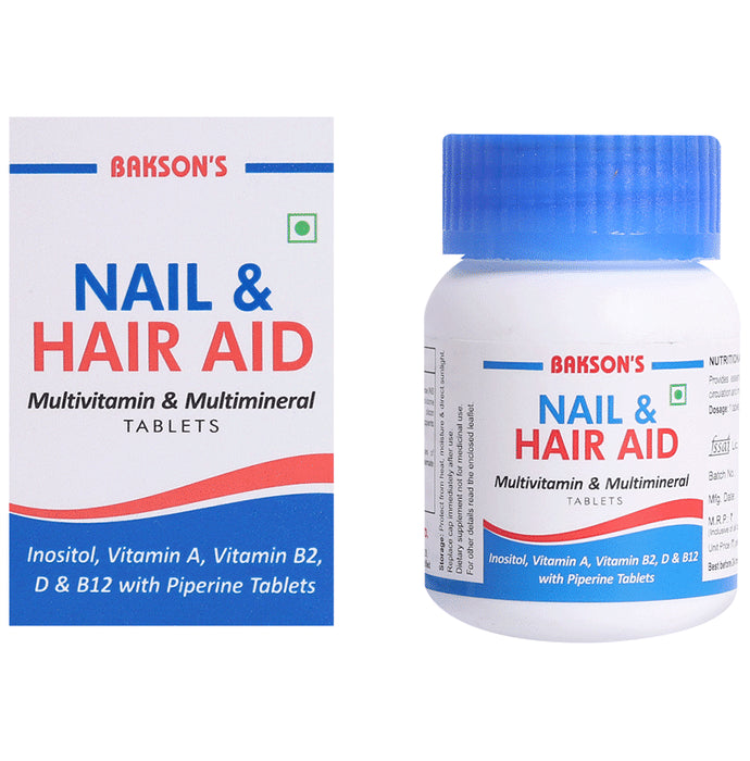 Bakson's Nail & Hair Aid Tablet