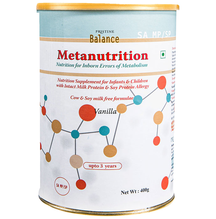 Pristine Balance Metanutrition SA MP/SP (Upto 3 Years) Powder Vanilla - Classic Derma