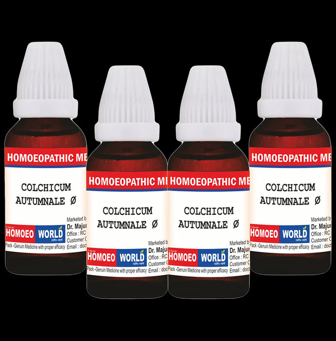 Dr. Majumder Homeo World Colchicum Autumnale Mother Tincture (30ml Each) Q - Classic Derma