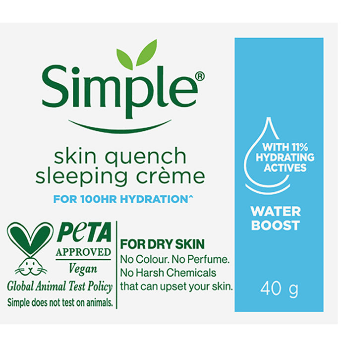 Simple Skin Quench Sleeping Creme - Classic Derma