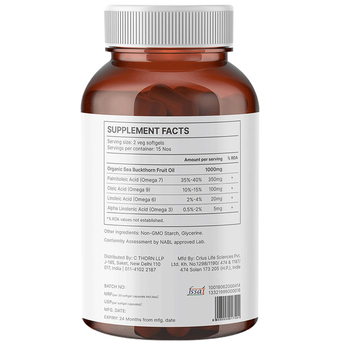 Berryheal Omega 3679 1000mg 30 Vegan Capsules (2) & Omega 7 Rich 1000mg 30 Vegan Softgels (2)