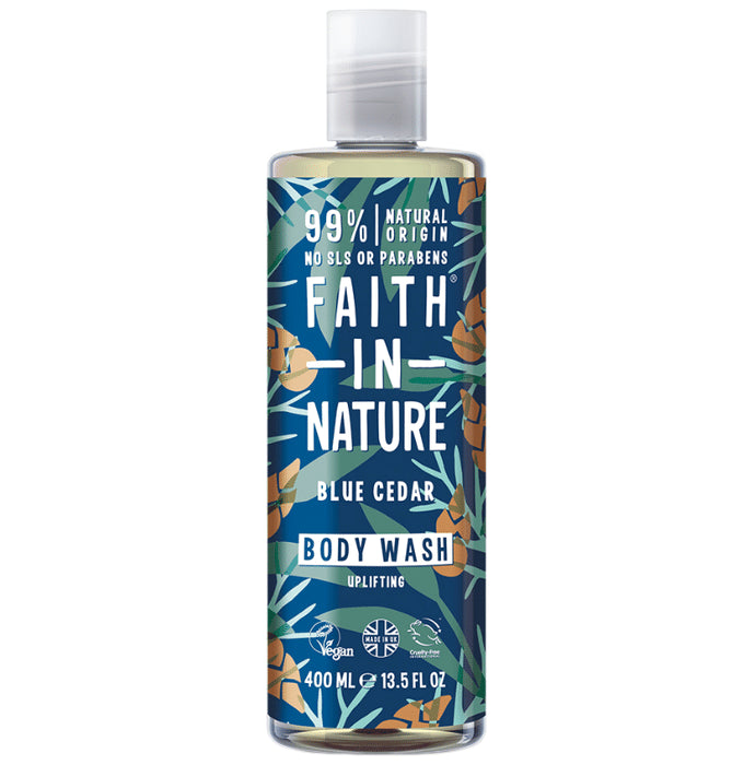 Faith in Nature Blue Cedar Body Wash - Classic Derma