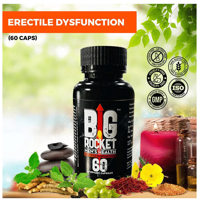 Big Rocket Men's Health Erectile Dysfunction Ayurvedic Capsule