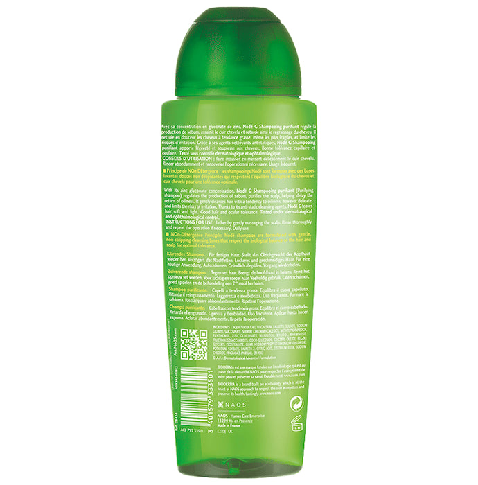 Bioderma Node G Purifying Shampoo for Hair with Tendency to Oiliness