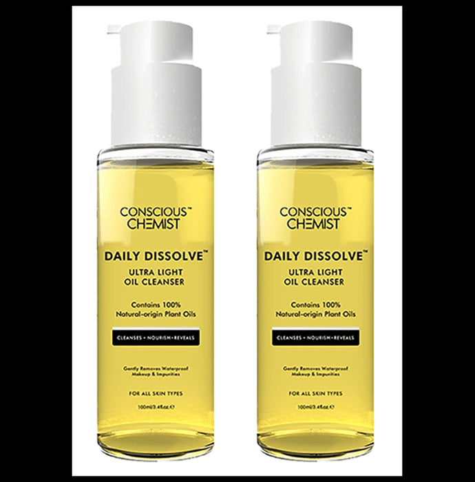 Conscious Chemist Daily Dissolve Ultra Light Makeup Removal Oil Cleanser - Classic Derma