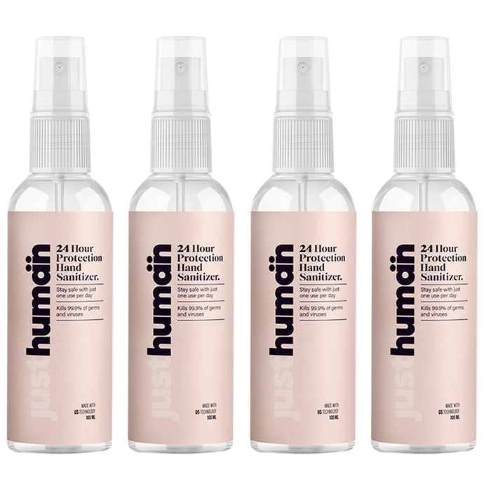 Just Human 24 Hours Hand Sanitizer (100 ml Each) - Classic Derma