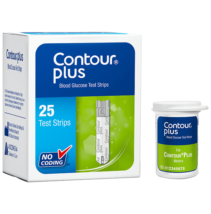 Contour Plus Blood Glucose Test Strip - Classic Derma