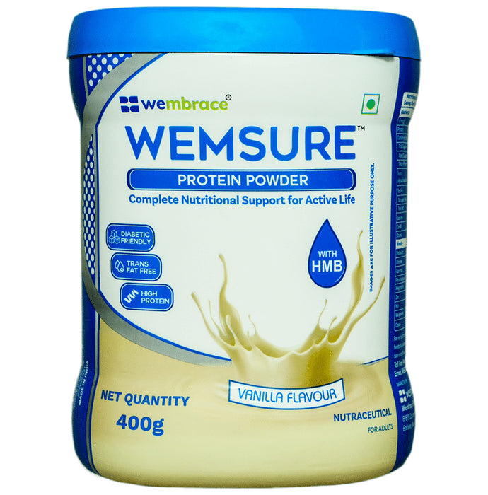Wemsure Once Protein Powder Vanilla - Classic Derma