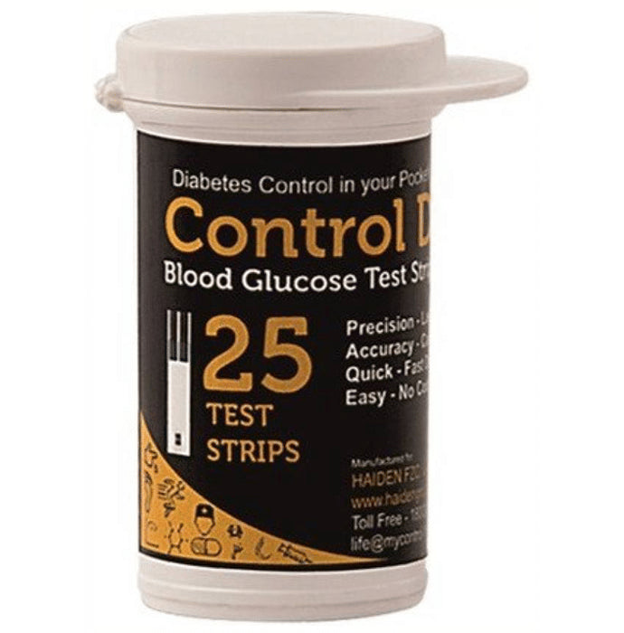 Control D Blood Glucose Test Strip (Only Strips) | Diabetes Monitoring Devices - Classic Derma