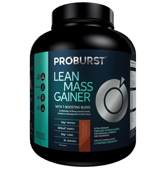 Proburst Lean Mass Gainer With T-Boosting Blend Powder - Classic Derma
