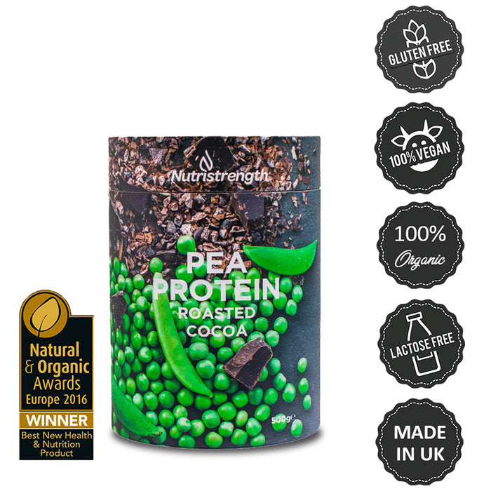 Nutristrength Pea Protein Powder Roasted Cocoa - Classic Derma