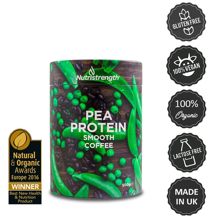 Nutristrength Pea Protein Powder Smooth Coffee - Classic Derma