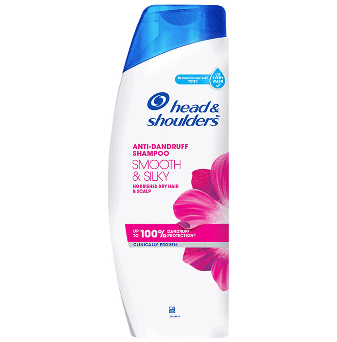 Head & Shoulders Smooth & Silky Anti-Dandruff Shampoo | For Hair Care - Classic Derma
