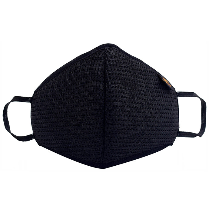 Mobius Medium Black M7 Unisex Reusable 7 Layered Face Mask Mask - Classic Derma