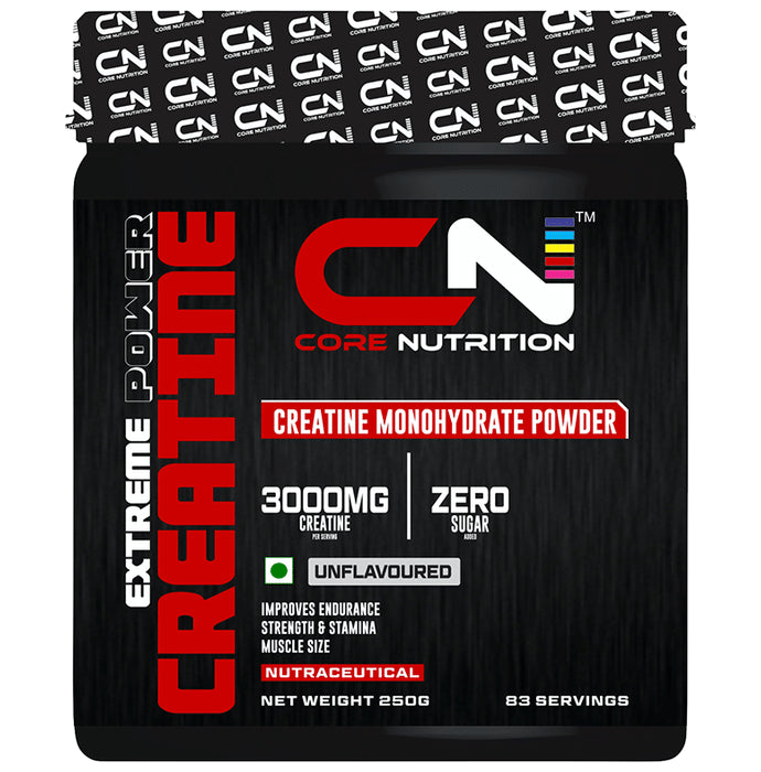 Core Nutrition Extreme Power Creatine Powder Unflavoured - Classic Derma