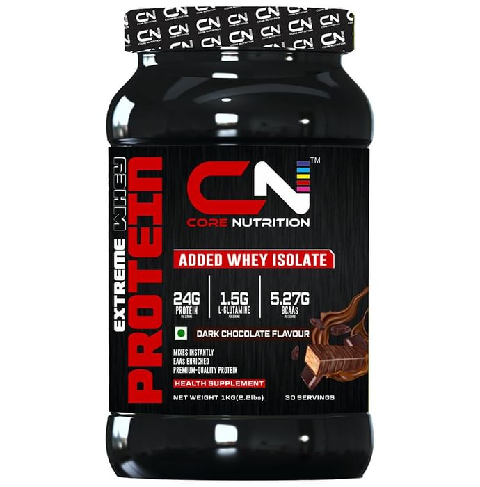 Core Nutrition Extreme Whey Protein Powder Dark Chocolate - Classic Derma