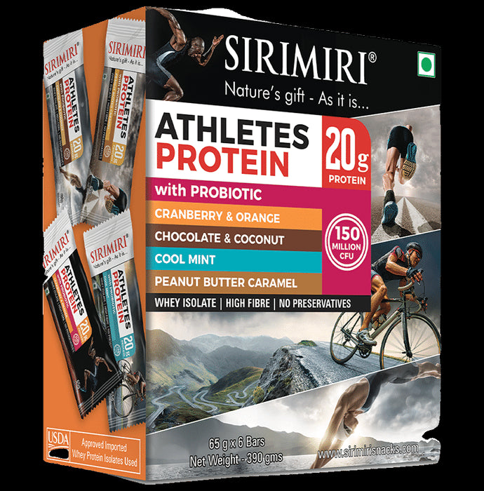 Sirimiri Athletes Protein with Probiotcs (65gm Each) Assorted Pack - Classic Derma