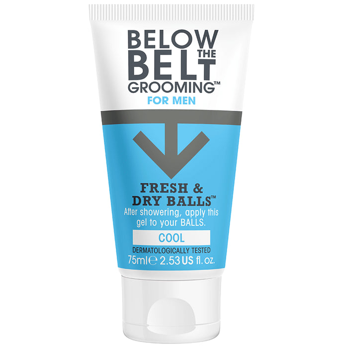 Below the Belt Grooming for Men Fresh and Dry Balls Gel Cool - Classic Derma