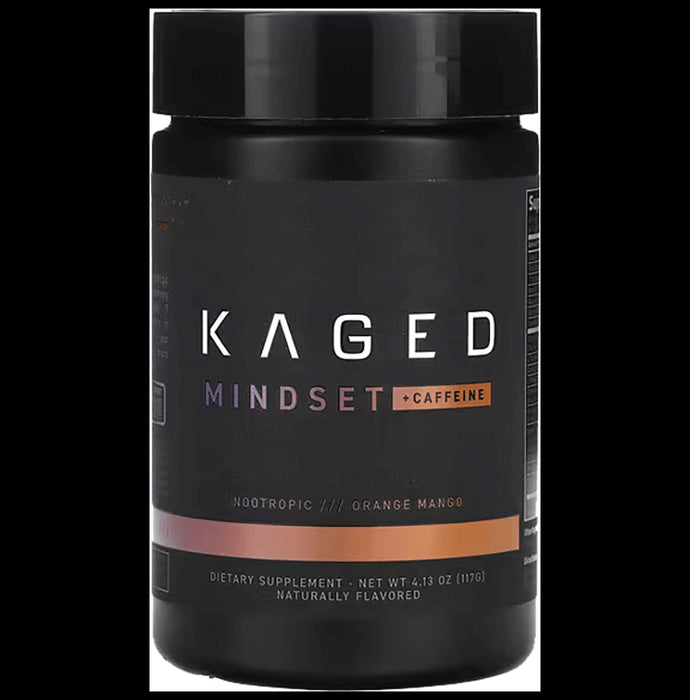 Kaged Muscle Mindset + Caffeine Powder Orange Mango - Classic Derma