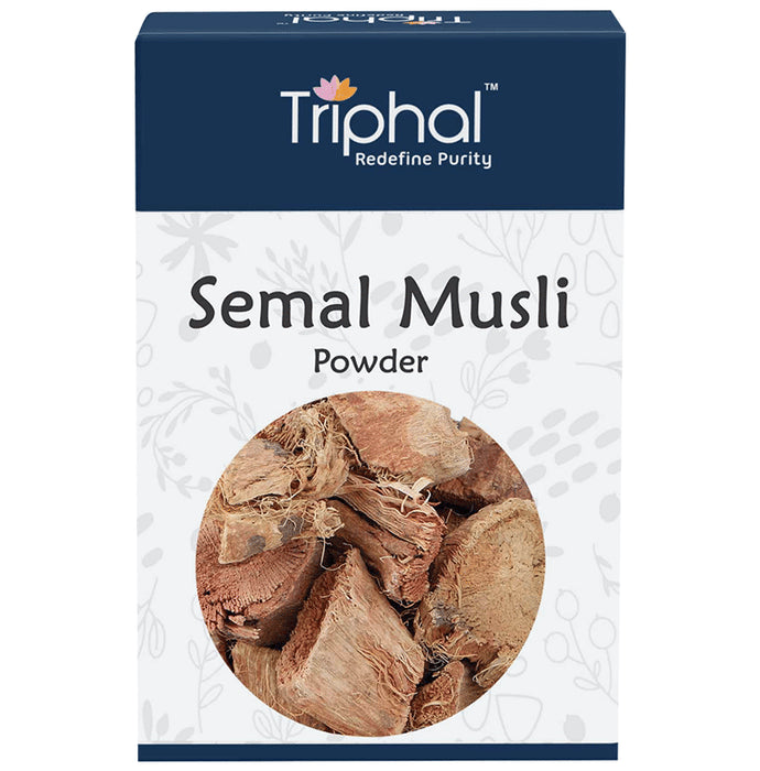 Triphal Semal Musli/ Musli Simbal/ Musli Lal/ Bombax Malabaricum DC/ Silk Cotton Root Powder - Classic Derma