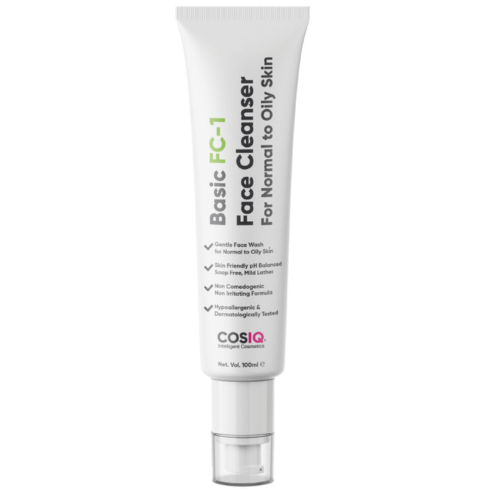 Cosiq Basic FC 1 Face Cleanser for Normal to Oily Skin - Classic Derma