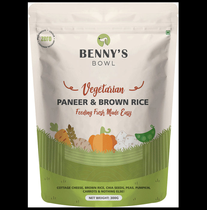 Bennys Bowl Paneer and Brown Rice(300gm Each) - Classic Derma
