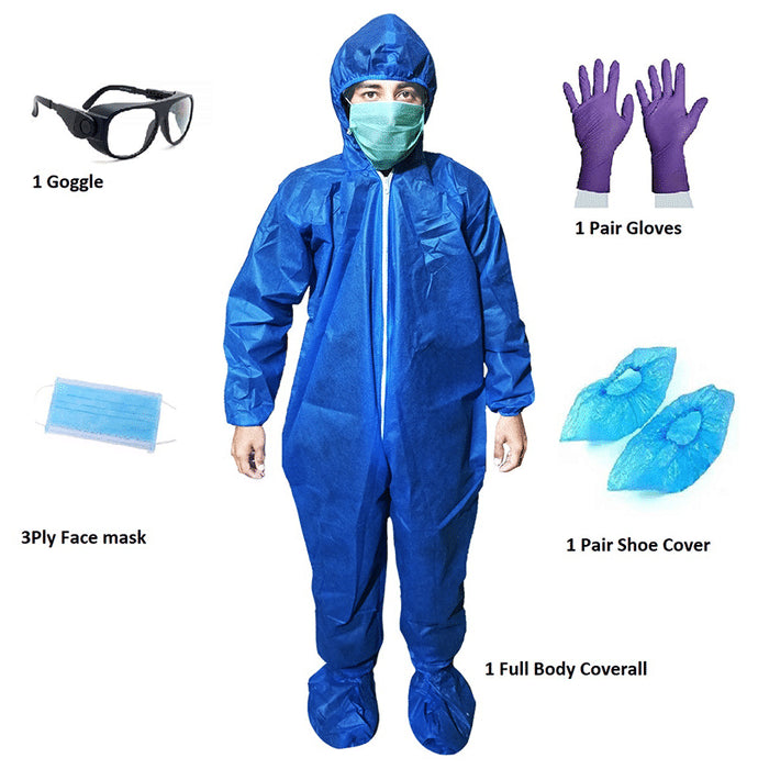 Kalor Free Size Personal Protection Kit for Travel (PPE) - Classic Derma