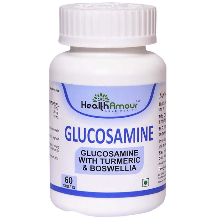 HealthAmour Glucosamine with Turmeric & Boswellia Tablet - Classic Derma