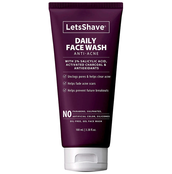 LetsShave Daily Face Wash - Classic Derma