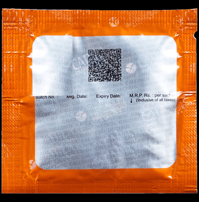 Calcirol 60K IU Cholecalciferol Sachet | For Bone Health