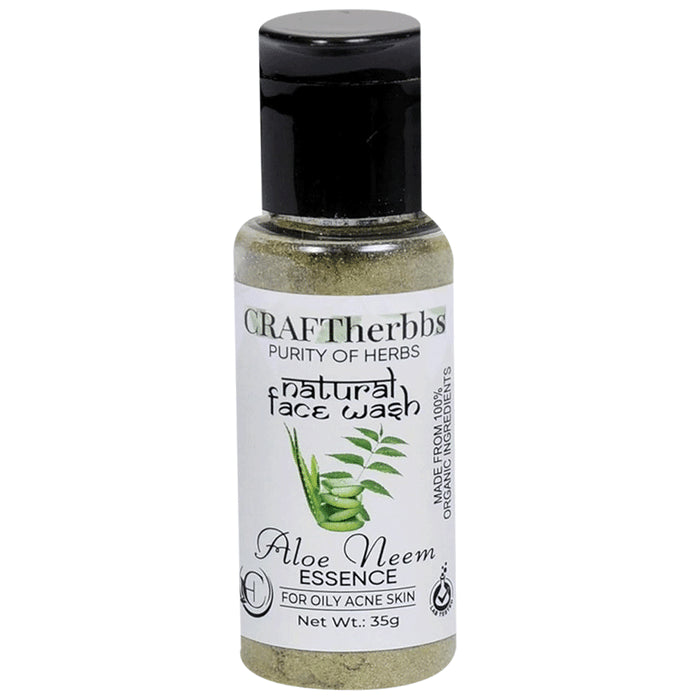 CRAFTherbbs Aloe Neem Face Wash Powder - Classic Derma