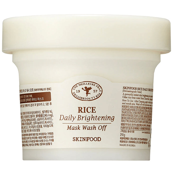 Skinfood Rice Daily Brightening Mask Wash Off - Classic Derma