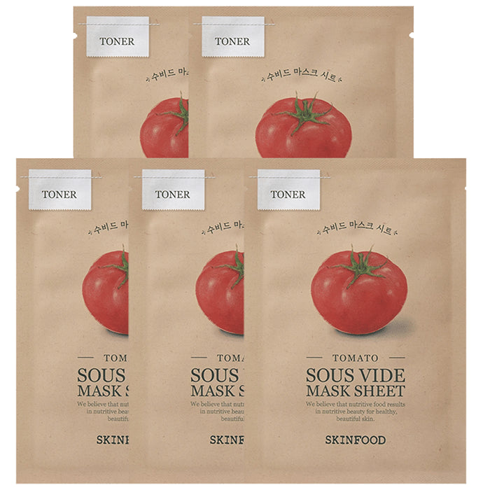 Skinfood Tomato Sous Vide Mask Sheet (18gm Each) - Classic Derma