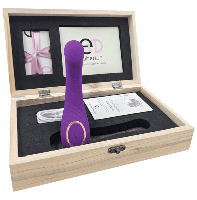 Libertee Luna Curved Personal Massager Violet - Classic Derma