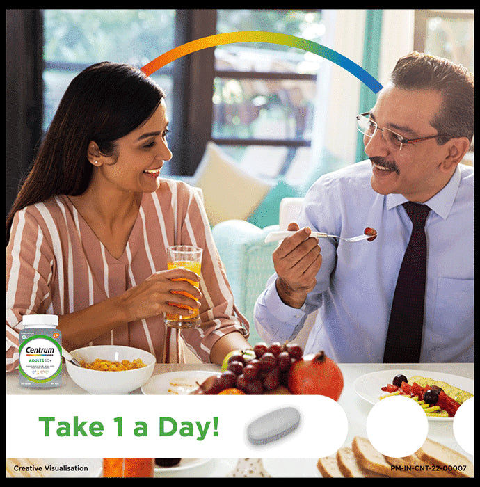 Centrum Adult 50+ | Veg Tablets for Joints, Heart & Immunity | World's No.1 Multivitamin & Multimineral