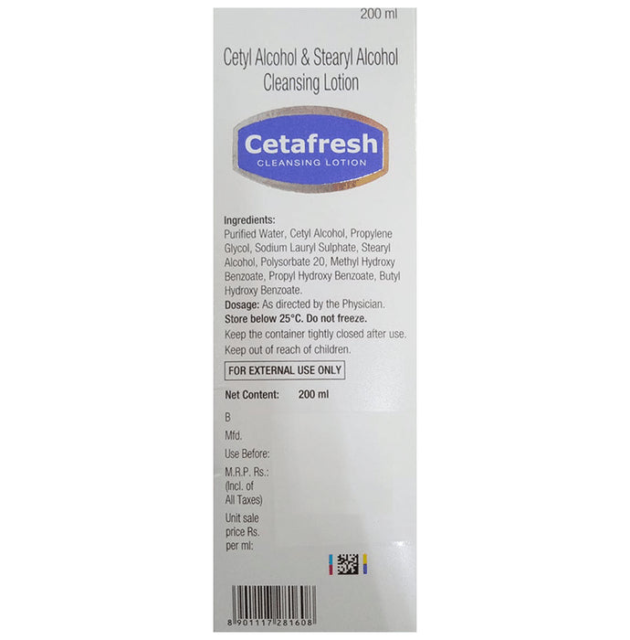Cetafresh Cleansing Lotion | pH Balanced & Fragrance Free