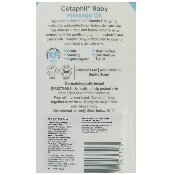 Cetaphil Baby Massage Oil