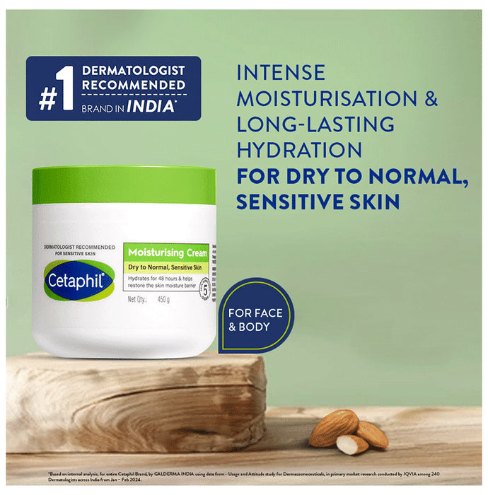 Cetaphil Moisturising Cream | Face Care Product for Dry to Normal, Sensitive Skin