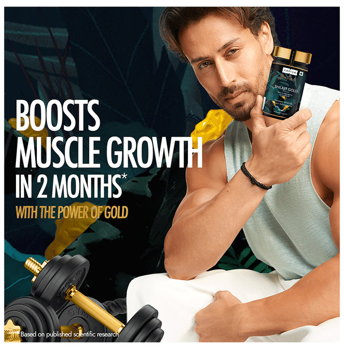 Kapiva Shilajit Gold Capsules with Safed Musli, Gokshura & Ashwagandha | For Stamina & Energy