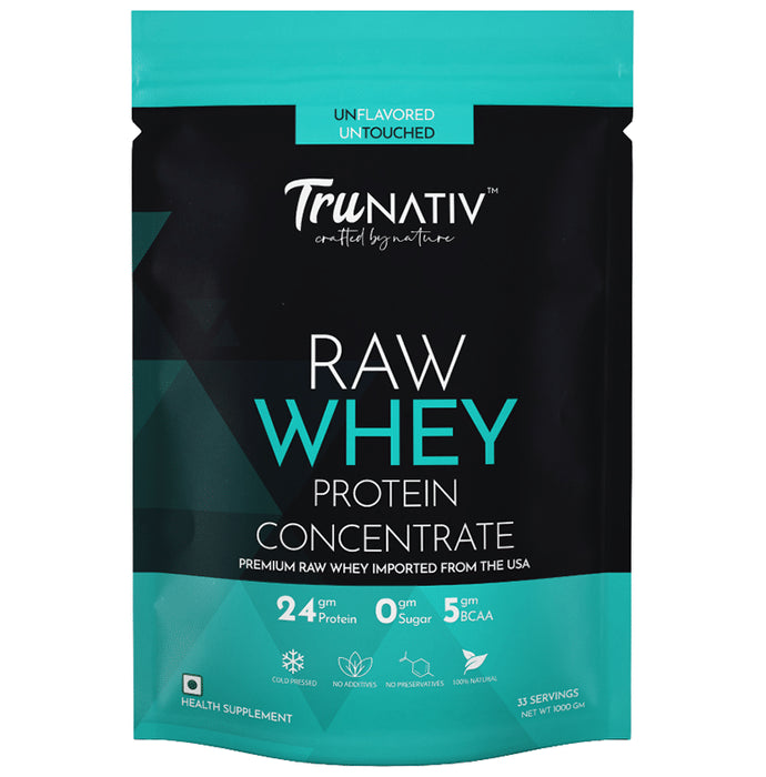 TruNATIV Raw Whey Protein Concentrate Powder Unflavored - Classic Derma