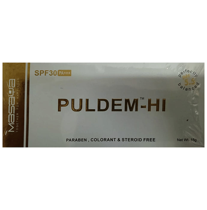 Puldem-HI SPF 30 PA+++ Cream | Paraben, Colorant & Steroid Free - Classic Derma