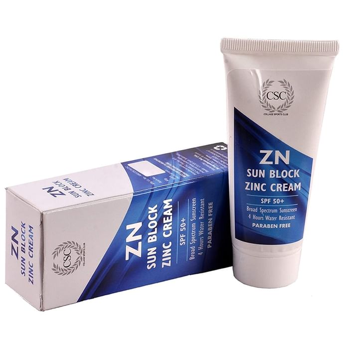 CSC ZN Sun Block Zinc Cream SPF 50+ - Classic Derma